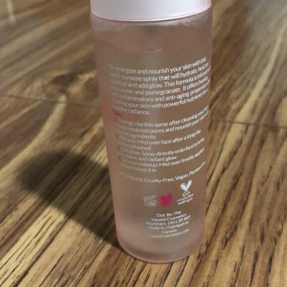 Vasanti rose water pomegranate toner +refreshing Spray 100 ml - Picture 2 of 4